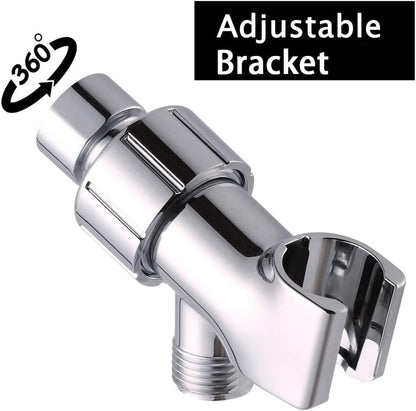 Handheld Shower Head with Hose – Shower Wand with 4.9 Ft Long Hose, 5 Mode Detachable Stainless Steel Design – Rust Resistant 360° Rotating Head for Showering, Bathroom Cleaning & Pet Bathing